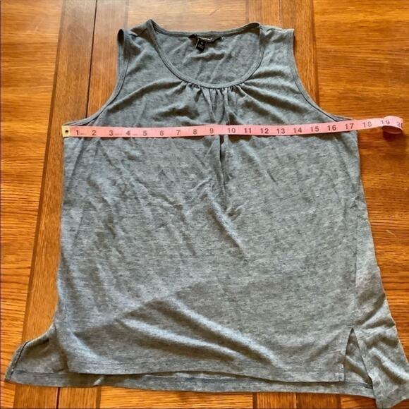 BANANA REPUBLIC Blue Gray Scoop Neck Sleeveless Blouse Size Small - Picture 5 of 9